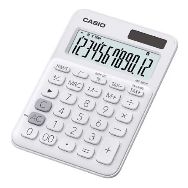 Casio Ms-20uc-We Beyaz Masaüstü Hesap Makinesi - Görsel 4