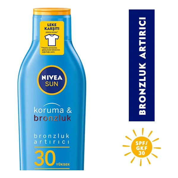 Nivea Sun Koruma Ve Bronzluk 200 Ml 30 Faktör Bronzlaştırıcı - Görsel 6