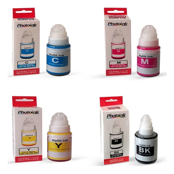 Canon G3410 İçin 4 Renk 1 Takım Photoink Mürekkep - Görsel 2