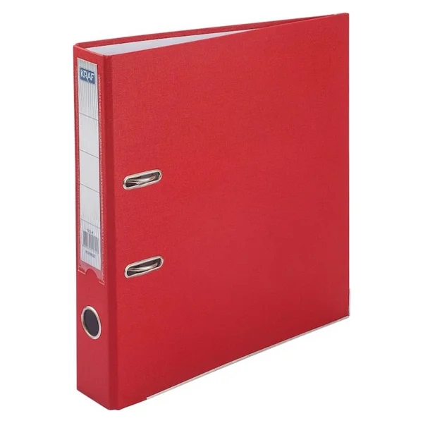 Kraf 1030 Dar Büro Klasörü Kırmızı - Görsel 2
