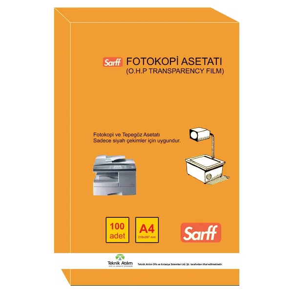 Sarff Fotokopi Asetatı A3 100 Lü 15330090 - Görsel 3