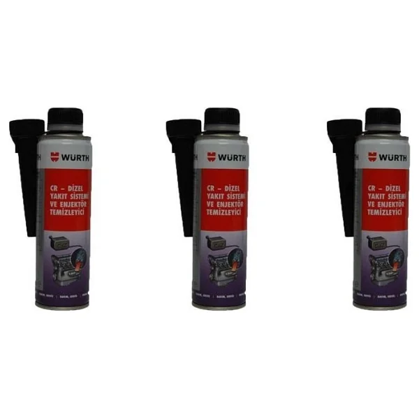 Würth 300 Ml 3'lü Dizel Enjektör Temizleyici - Görsel 5