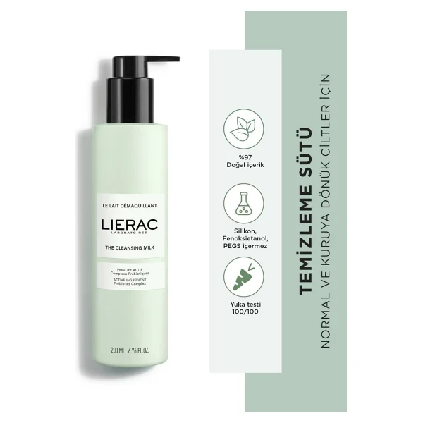 Lierac Cleansing Milk Nemlendirici Yüz Ve Göz Temizleme Sütü 200 Ml - Görsel 10