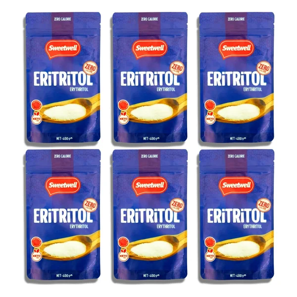 Sweetwell Sıfır Kalori Eritritol Toz Tatlandırıcı 6 X 400 Gr - Görsel 6