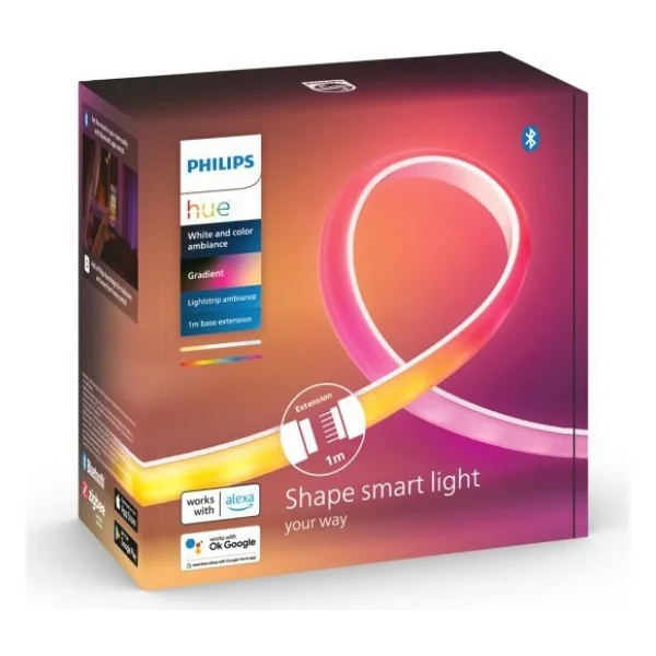 Philips Hue Gradient Lightstrip 1 M Adaptörsüz RGB Şerit LED - Görsel 6