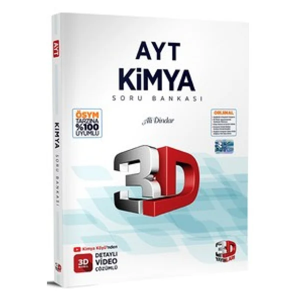3d Yayınları Ayt Kimya Soru Bankası - Görsel 2