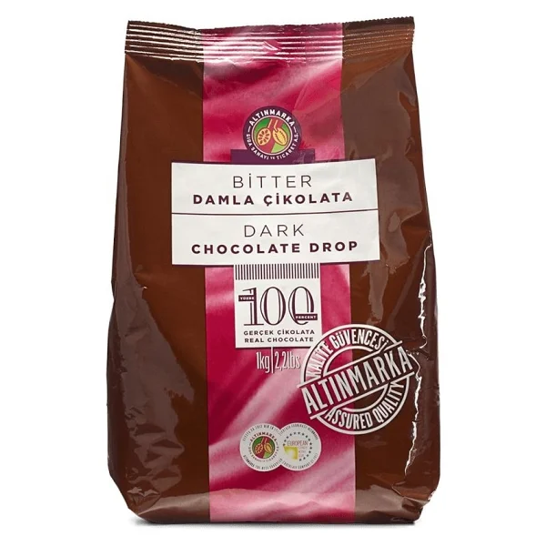 Altınmarka Bitter Damla Çikolata 1 Kg - Görsel 2