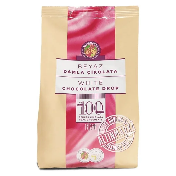 Altınmarka Alt182 Beyaz Damla Çikolata 1kg - Görsel 4