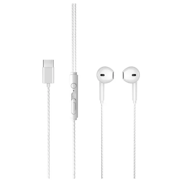 Lenovo Lecoo Eh104 Beyaz Type-C Kablolu Kulak İçi Kulaklık - Görsel 2