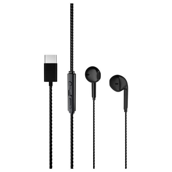 Lenovo Lecoo Eh104 Siyah Type-C Kablolu Kulak İçi Kulaklık - Görsel 3