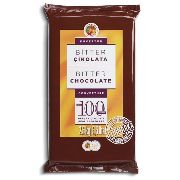 Altınmarka Alt150 Bitter Kuvertür Çikolata 2.5 Kg - Görsel 2