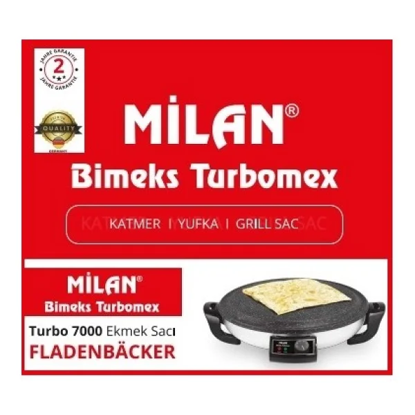 Bimeks Turbomeks Yufka Gözleme Katmer Sacı - Görsel 3