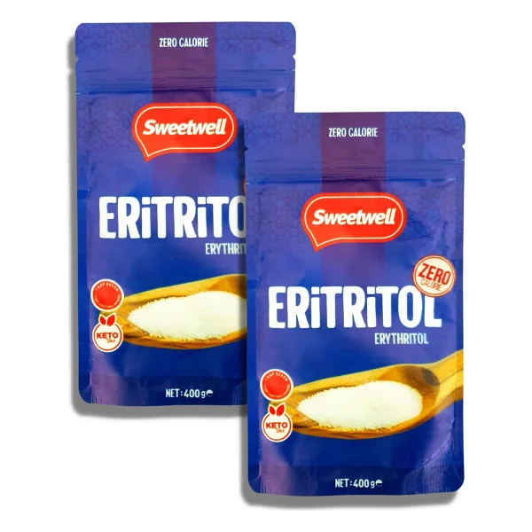 Sweetwell Eritritol Doğal Toz Tatlandırıcı 2 X 400 Gr - Görsel 6