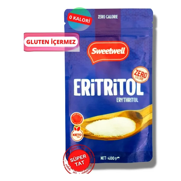 Sweetwell Eritritol Doğal Toz Tatlandırıcı 2 X 400 Gr - Görsel 2