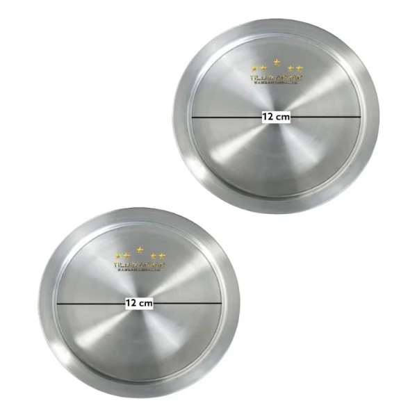 Elur Künefe Tabağı Tepsisi 2 Adet 24 Cm (4 Kişilik) - Gri - Görsel 5