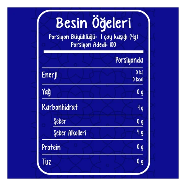 Sweetwell Eritritol Doğal Toz Tatlandırıcı 400 Gr - Görsel 4