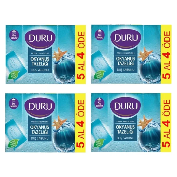 Duru Fresh Sensations Okyanus Esintisi 4x150 Gr 4 Adet Duş Sabunu - Görsel 3