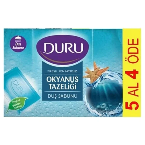 Duru Fresh Sensations Okyanus Esintisi 4x150 Gr 4 Adet Duş Sabunu - Görsel 2