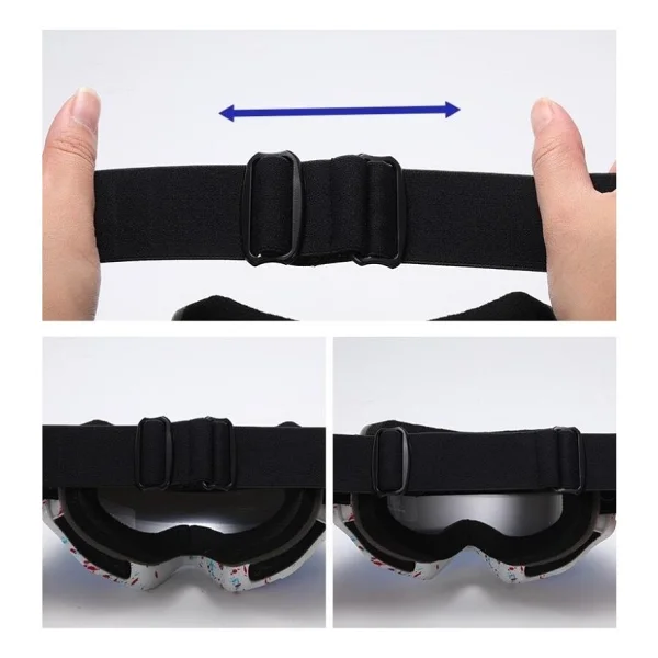 Schulzz Uv400 Korumalı Buğu Önleyici Çift Katmanlı Snowboard Kayak Gözlüğü - Görsel 2