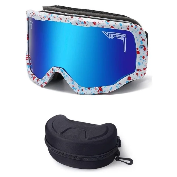 Schulzz Uv400 Korumalı Buğu Önleyici Çift Katmanlı Snowboard Kayak Gözlüğü - Görsel 5