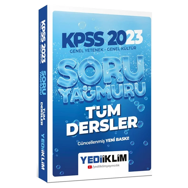 Yediiklim Yayınları 2024 Kpss Genel Yetenek Genel Kültür Tüm Dersler Soru Yağmuru - Görsel 2