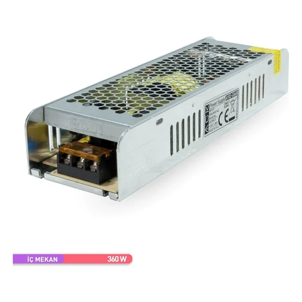 Ack Ay02-03600 30 A Fanlı İnce Tip LED Trafosu - Görsel 6