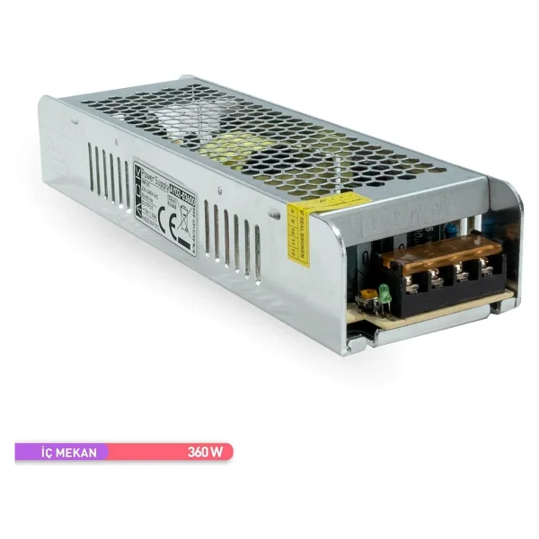Ack Ay02-03600 30 A Fanlı İnce Tip LED Trafosu - Görsel 2