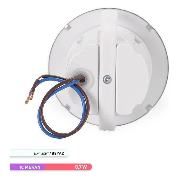 Ack Ah07-00734 1.5 W 6500 K Beyaz LED Merdiven Duvar Armatürü - Görsel 3