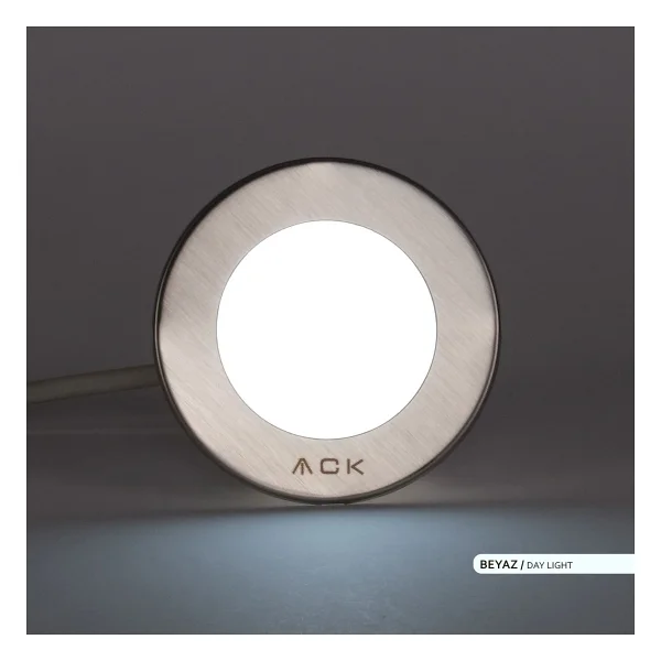 Ack Ah07-00734 1.5 W 6500 K Beyaz LED Merdiven Duvar Armatürü - Görsel 4