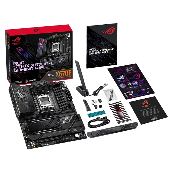 Asus Rog Strix X670E-E Gaming Wi-Fi AMD AM5 DDR5 ATX Anakart - Görsel 5