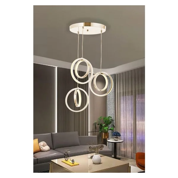 Eray Aydınlatma 1909-3 Sr Sarı LED Avize - Görsel 2