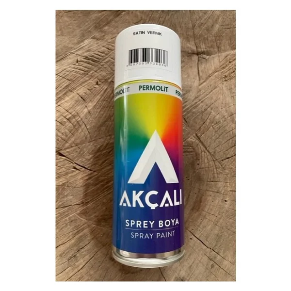 Akçalı Sprey Vernik 400ml Satin Vernik Akrilik Vernik - Görsel 3