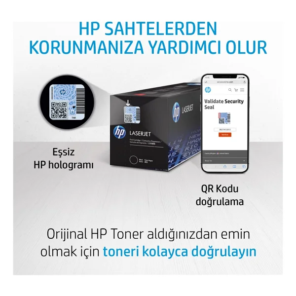 Hp W1540x 154x Siyah Toner - Görsel 8