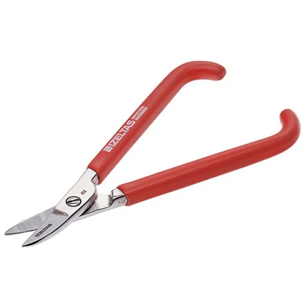 İzeltaş 6801270180 180 Mm Eğri Kuyumcu Makas - Görsel 2