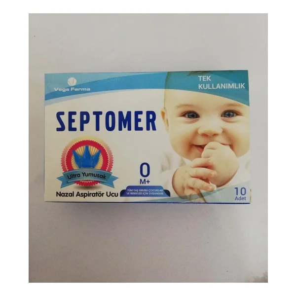 Septomer 10'lu Nazal Aspiratör Ucu - Görsel 2