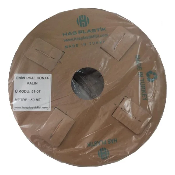 Has Plastik Pimapen Kapı Pencere Contası Pvc Fitili 25 Mt - Siyah - Görsel 2