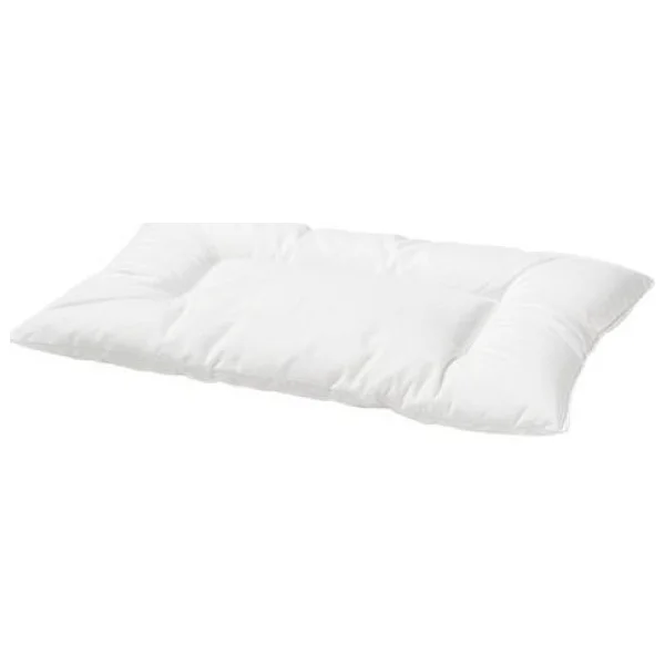 Ikea Tekli Bebek Yastık 35x55 Cm Pamuk-Yıkanabilir Çocuk Yastık - 35 X 55 Cm - Beyaz - Görsel 3
