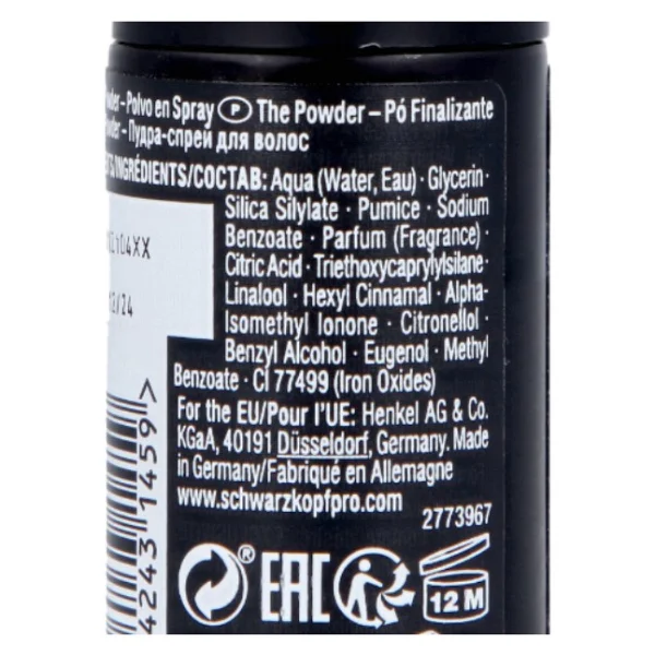 Schwarzkopf Session Label The Powder Sert Kalıcı Belirginleştirici Şekillendirme Pudrası 8gr - Görsel 3