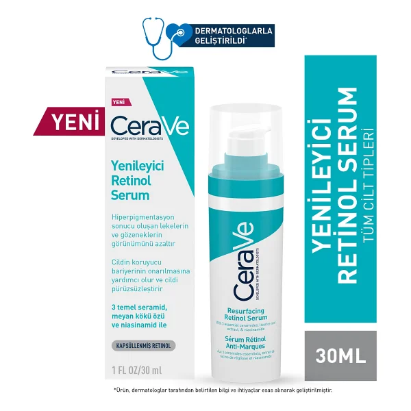 Cerave Resurfacing Yenileyici 30 Ml Retinol Serum - Görsel 9