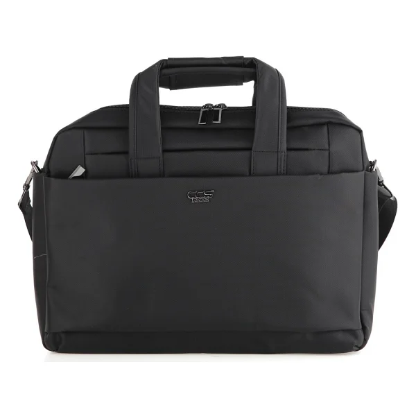 Ççs Lüks Kumaş Çok Gözlü Laptop & Evrak Çantası Siyah 71432 - Görsel 7