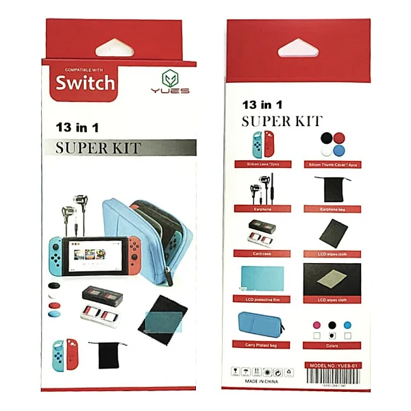 Yues Nintendo Switch 13ın1 Super Kit Çanta Ve Aksesuar Seti - Görsel 5