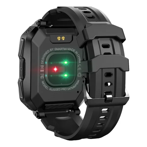 Smartmi Rugged Pro Akıllı Saat Siyah - Görsel 4