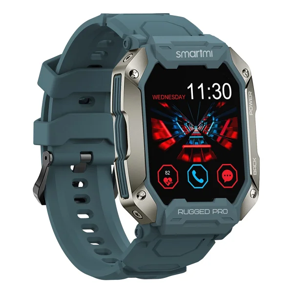 Smartmi Rugged Pro Akıllı Saat Mavi - Görsel 3