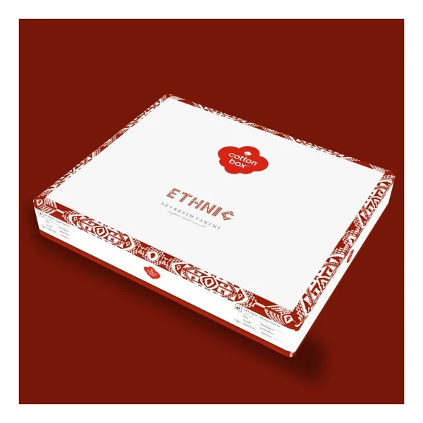 Cotton Box Ethnic Tek Kişilik Nevresim Takımı Elvira Siyah - Görsel 9