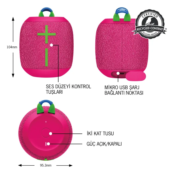 Ultimate Ears Wonderboom 3 Bluetooth Hoparlör - Görsel 6