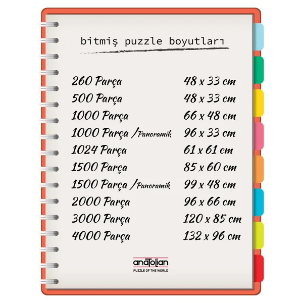 Anatolian Astronot Puzzle 260 Parça 3339 - Görsel 5