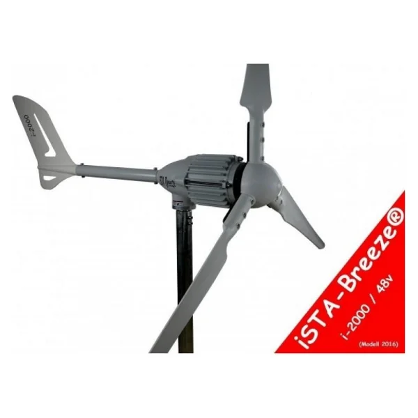 Istabreeze İ-2000w 48v Rüzgar Türbini + Hibrit Şarj Kontrol Cihazı - Görsel 2