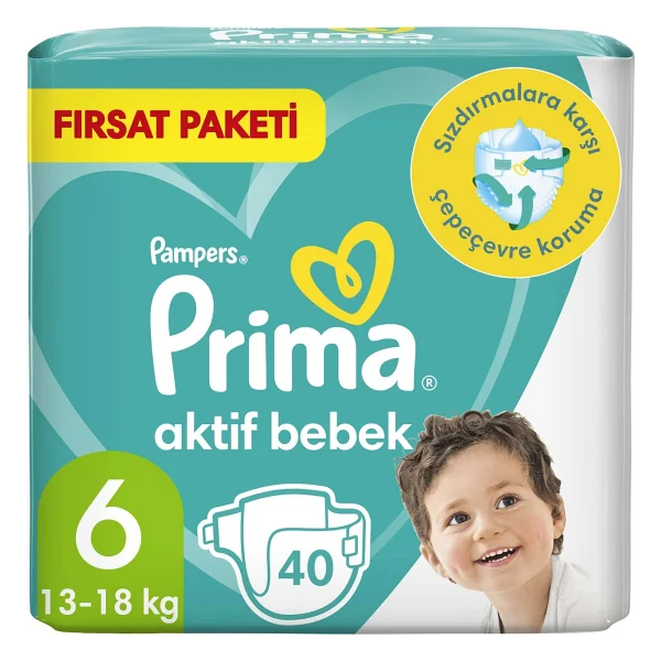 Prima Aktif 7 Numara Xx Large 34'lü Bebek Bezi - Görsel 9