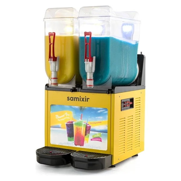 Samixir Twin Allure Slush24.Ya Sarı 12+12 Lt Buzlaş Makinesi - Görsel 7