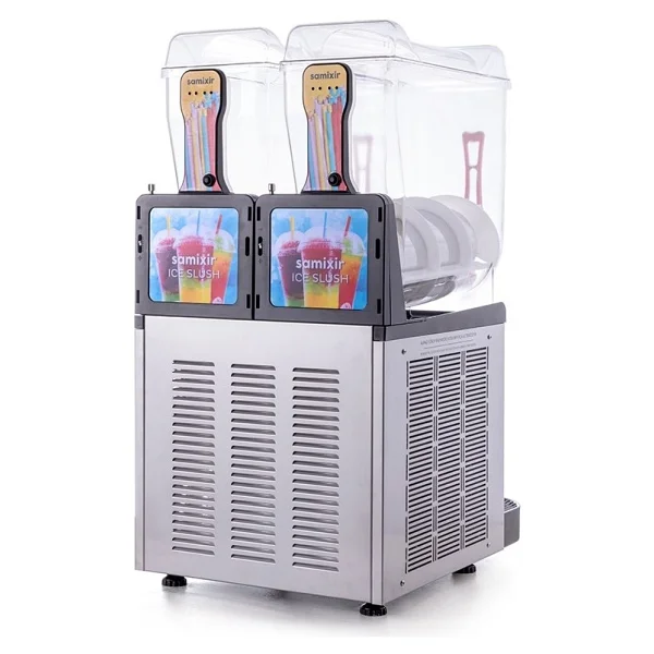 Samixir Twin Allure Slush24.Ia Inox 12+12 Lt Buzlaş Makinesi - Görsel 3